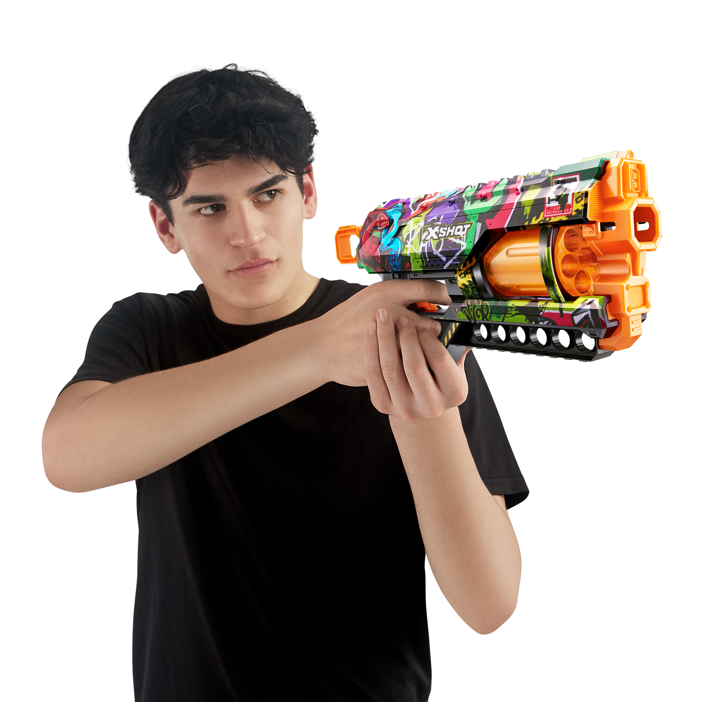 X Shot Skins Griefer 12 Darts Blaster, Foam Dart Toy Gun for Boys, Age 8+