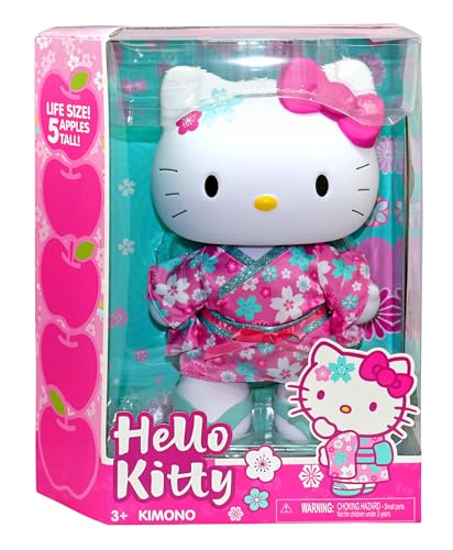 Headstart Hello Kitty Doll Kimono 13-Inches, Japanese Inspired - Collectable Figure - Gift Idea - Official Merchandise - Toys for Kids & Adults - Cartoons Fans - Model Figure for Collectors & Display