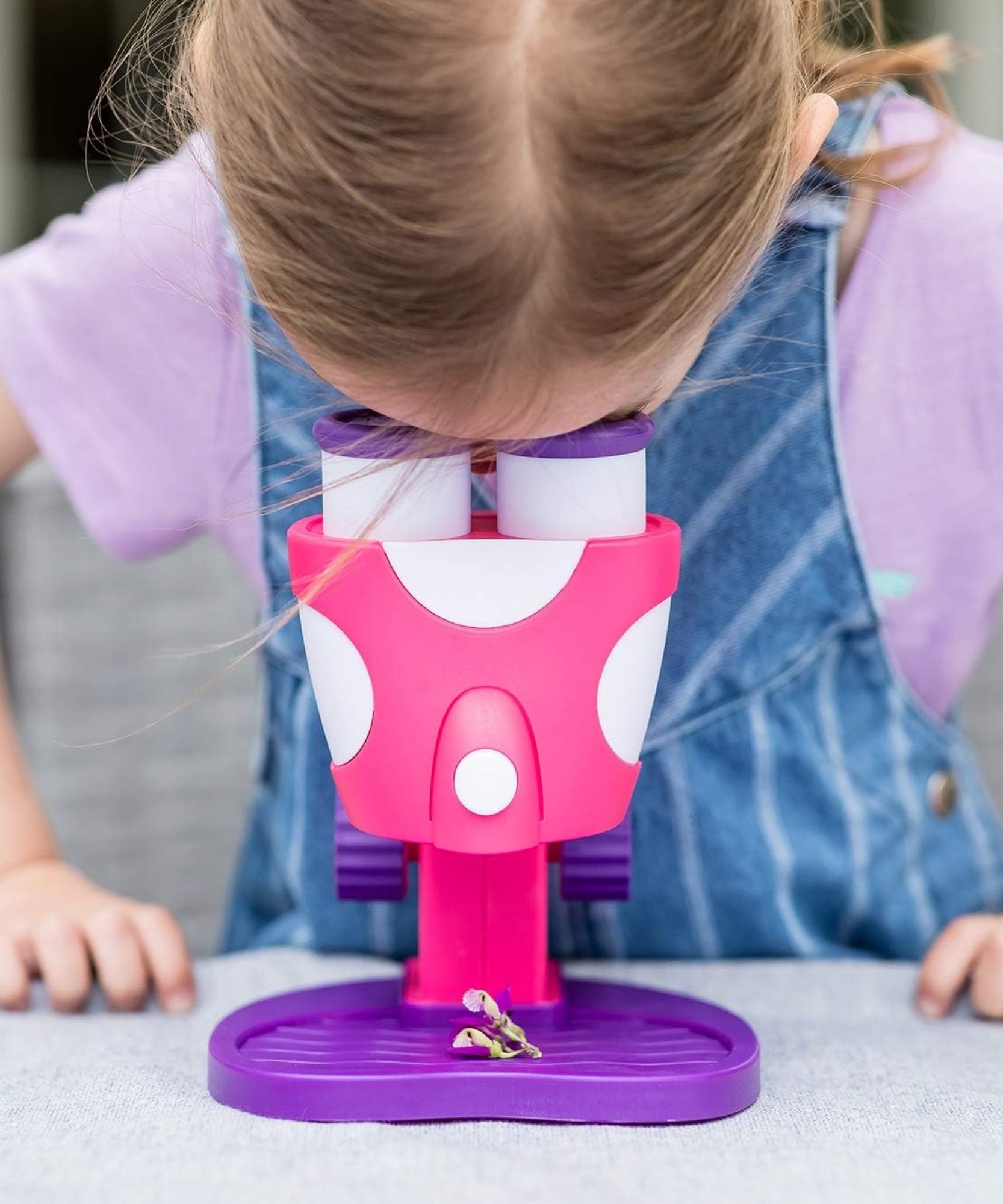 موارد التعلم جيوسفاري جونيور، مجهر "ماي فيرست"، وردي، تكبير ٨ أضعاف، أداة علمية لمرحلة ما قبل المدرسة، للأعمار من ٣ سنوات فما فوق