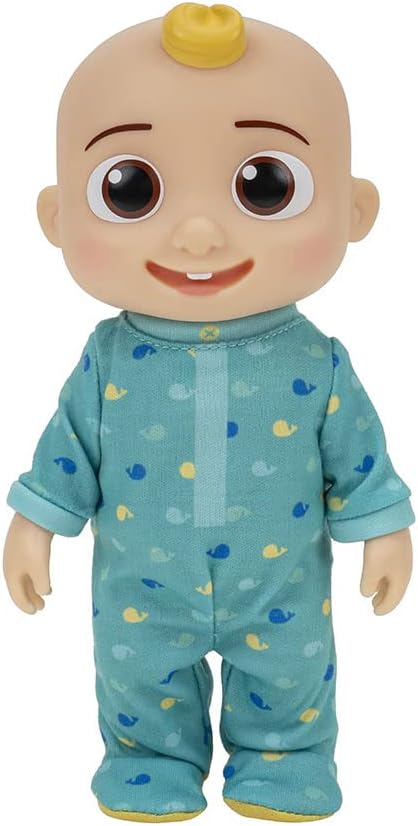 CoComelon Dress Up JJ Doll 9 Inch, Roto Head Figure with Outfit Accessories, Role Play Toy for Toddlers, CoComelon Character Doll, 3 Years+