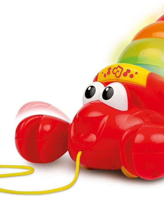Winfun Pull Along Crab Stacker Interactive Toy