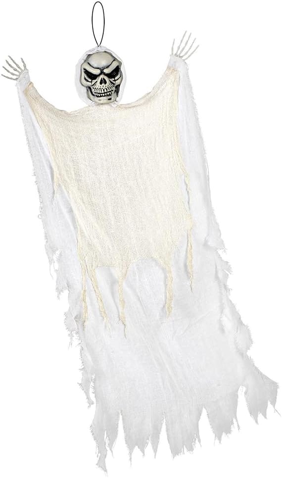 amscan White Skeleton Reaper Hanging Decoration 48" | 1 Pc