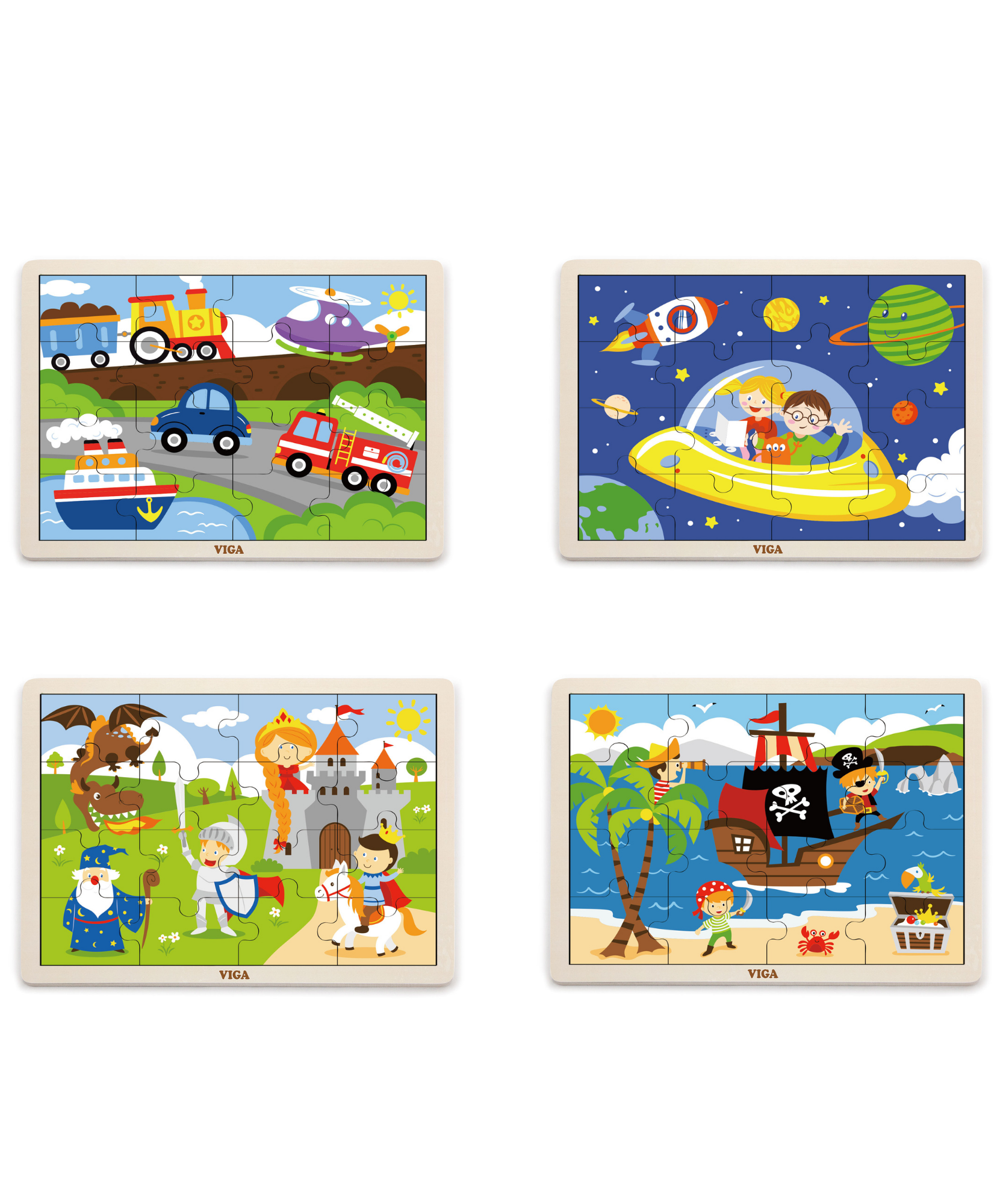 مجموعة فيجا من 12 قطعة من أحجية الصور المقطوعة، لعبة مونتيسوري الخشبية، تنمي المهارات الحسية والإدراكية والحركية الدقيقة، لعبة تعليمية للأطفال غير سامة وصديقة للبيئة، مناسبة للأولاد والبنات من عمر سنتين فما فوق