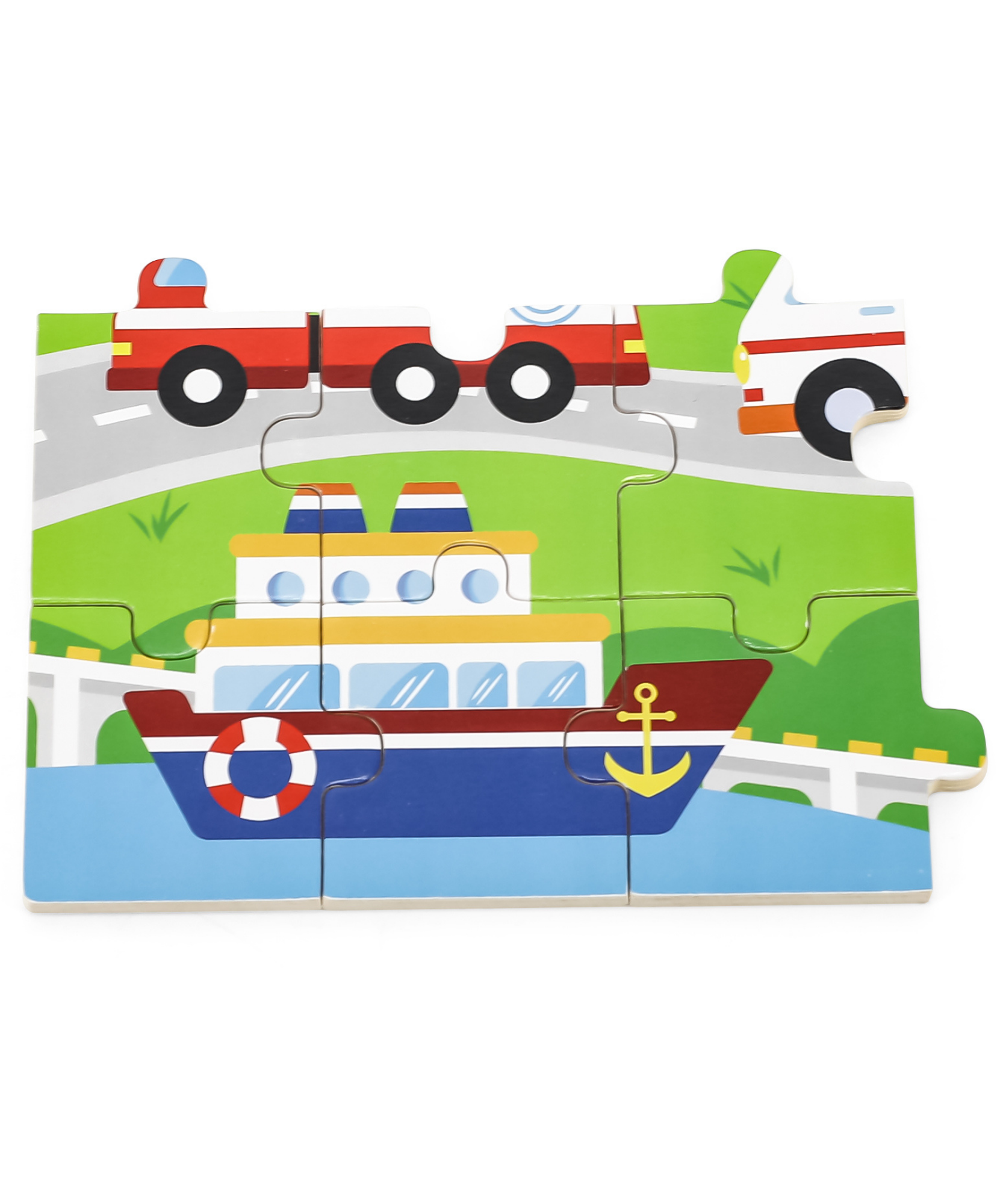 لعبة أحجية الصور المقطوعة من فيجا فيكلز، 24 قطعة، لعبة مونتيسوري الخشبية، تُنمّي المهارات الحسية والإدراكية والحركية الدقيقة، لعبة تعليمية للأطفال غير سامة وصديقة للبيئة، مناسبة للأولاد والبنات من عمر سنتين فما فوق