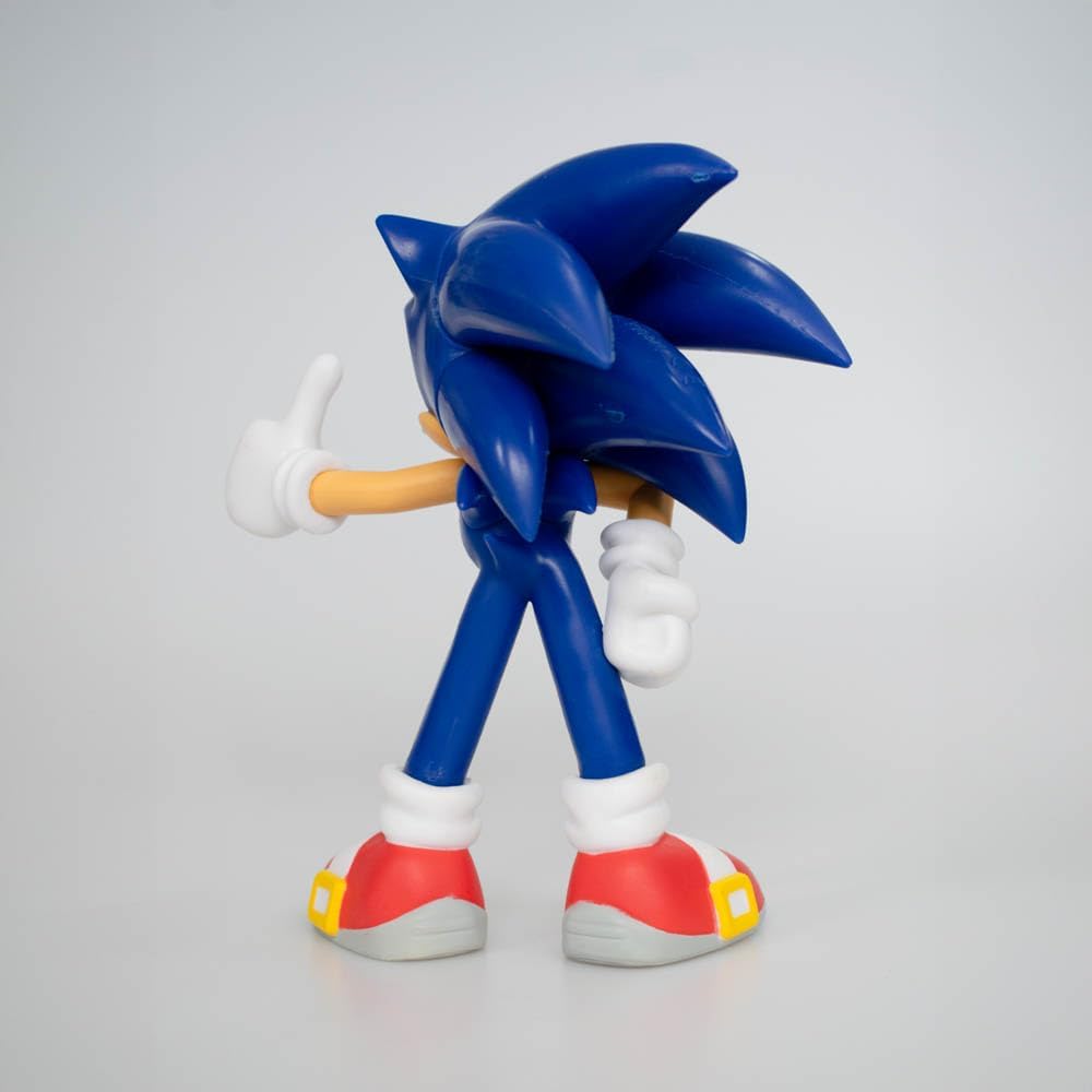 Comansi Sonic Action Figure 16cm, Articulated Sonic the Hedgehog Toy, Movie & Video Game Collectible, Blue Plastic Figure, Tabletop Display for Kids and Fans, Officially Licensed