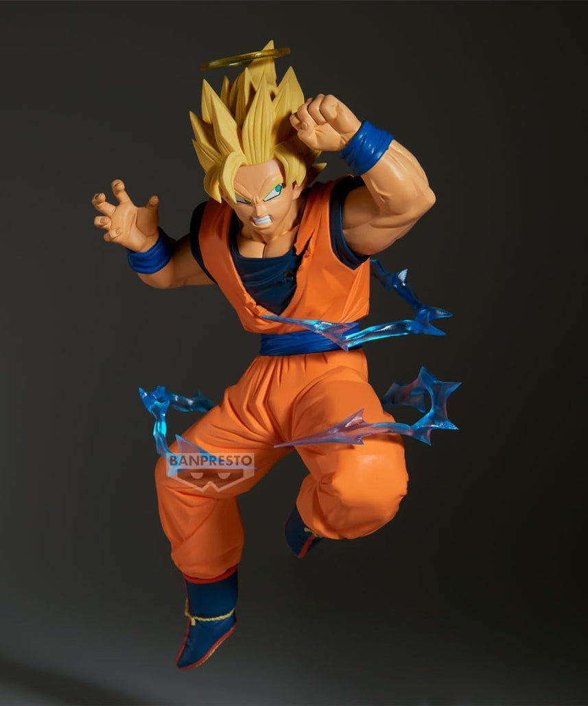 Banpresto Goku Super Saiyan 2 (Vs Majin Vegeta) Dragon Ball Z Match Makers 15 cm BP29754P Multicolour Collectible Figure Ideal for Anime Fans