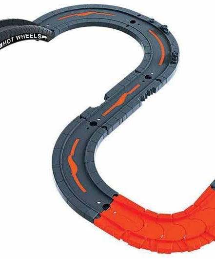 Hot Wheels City Track Pack, 10-Piece Set with 1 Die-Cast Car, Build, Race and Customize Your Hot Wheels World, Gift for Kids 4+