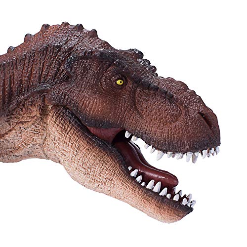 MOJO - Animal Planet T-Rex with Articulated Jaw Deluxe with Articulated Jaw, Brown (387379)