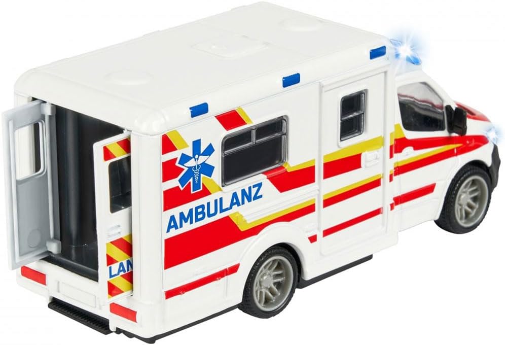 Majorette Grand Series City Mercedes-Benz Sprinter Ambulance Die-Cast, Realistic Emergency Vehicle, One Size
