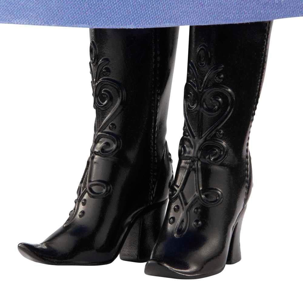 Mattel Disney Frozen Anna Fashion Doll with Travel Outfit and Accessories, Posable Movie Character Toy for Kids 3+