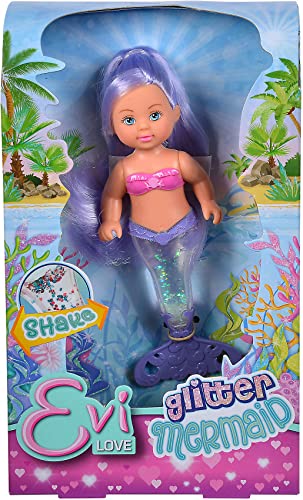 Evi Love Glitter Mermaid/Mermaid Doll with Tail That Sparkles When Shaken/Only one Item