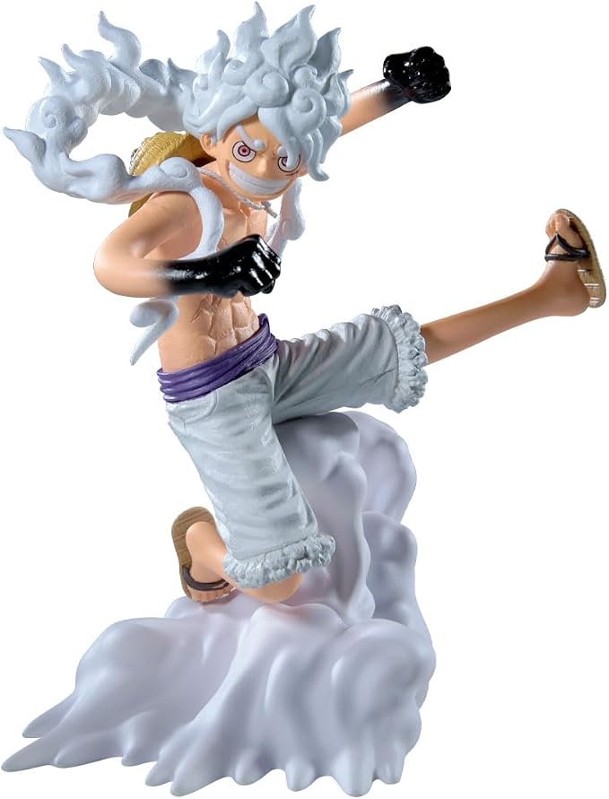 Banpresto Action Figure Monkey D. Luffy One Piece - Senkozekkei 15 cm - PZ71725P Multicoloured - Collectible Figure, Ideal for Anime Fans