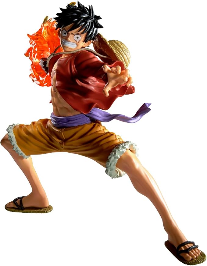 Banpresto Action Figure Monkey D. Luffy II One Piece - Maximaticplus 20 cm - PZ71730P Multicoloured - Collectible Figure, Ideal for Anime Fans
