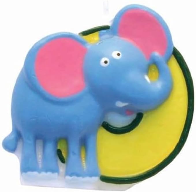 amscan Numeral Candle 0 Safari