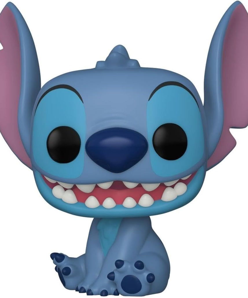 Funko Pop Disney Smiling Seated Stitch Vinyl Figure Collectable Toy For Kids & Adults Disney Lilo & Stitch Fans Ages 3+