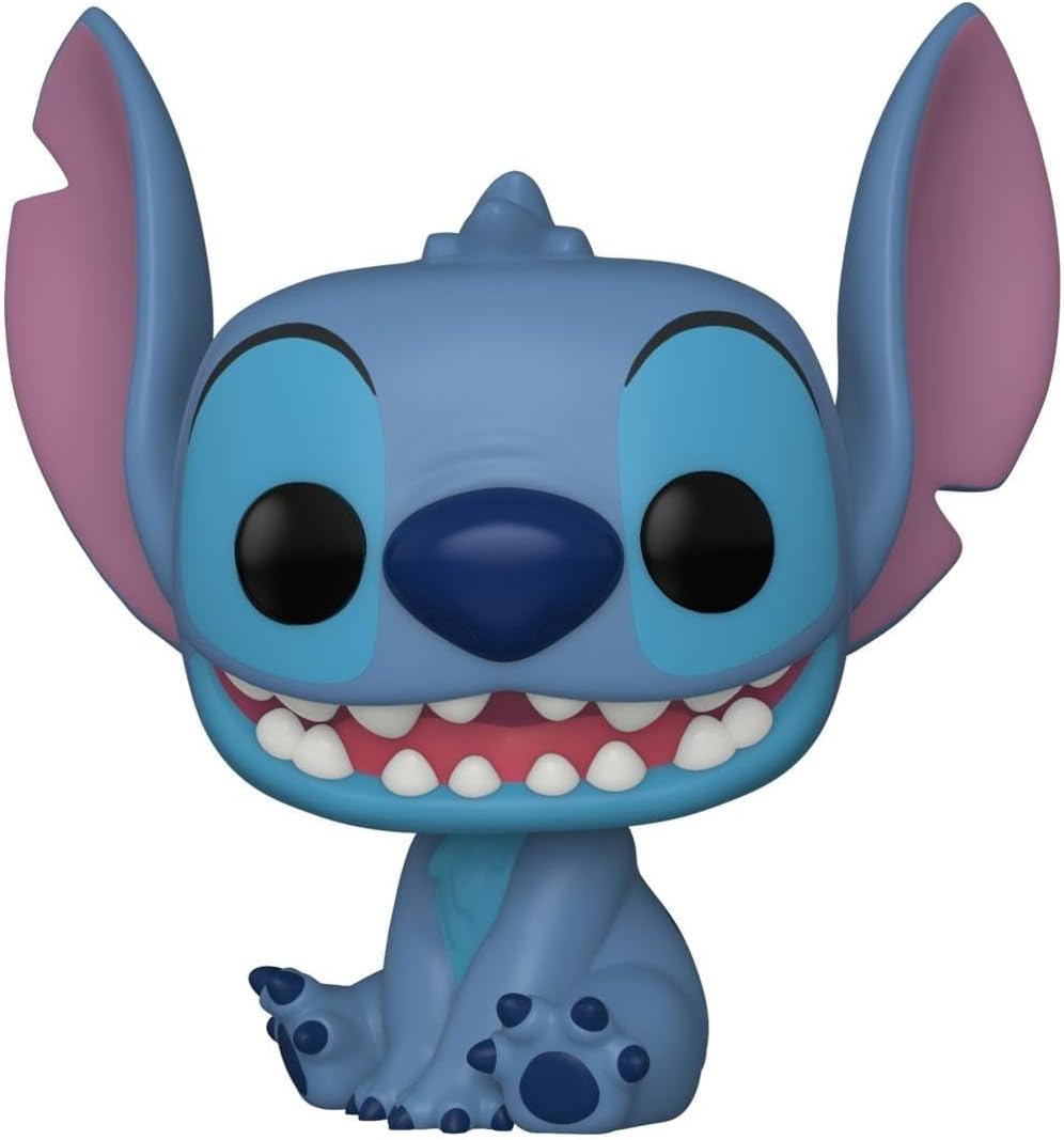 Funko Pop Disney Smiling Seated Stitch Vinyl Figure Collectable Toy For Kids & Adults Disney Lilo & Stitch Fans Ages 3+