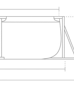 RECTANGULAR FRAME POOL SET 4.5x2.2x0.84mt