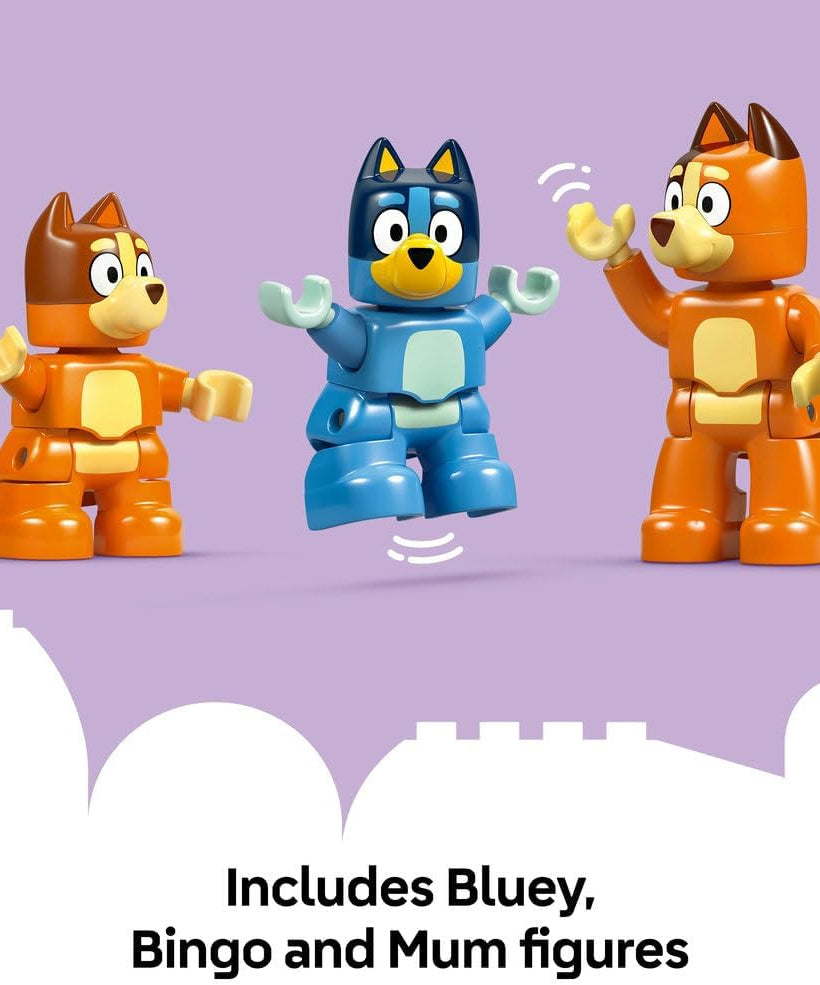 LEGO DUPLO Bluey: Bluey's Family House with Memory Game 10459