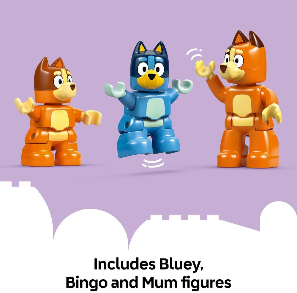 LEGO DUPLO Bluey: Bluey's Family House with Memory Game 10459