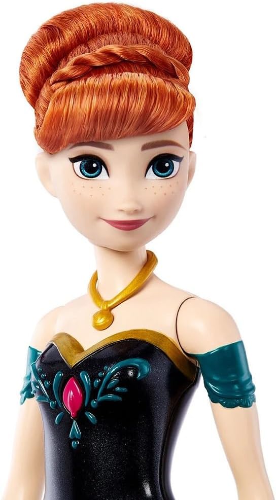 Mattel Disney Frozen Singing Anna Baby Disney Frozen Singing Anna in 4 Languages Sing 'For the First Time in Forever' in the film in 4 Languages Baby JDX53