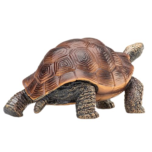 MOJO Giant Tortoise Figurine, Hand-Painted Wildlife Toy, Realistic Collectible PVC Model, Educational Diorama Figure, Ages 3+