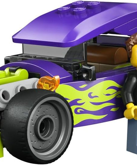 LEGO City Hot Rod - Race Car Toy w/a Driver Minifigure & Folding Roof - Fine Motor Skills Building Set - Small Birthday Gift Idea for 5+ Year Old Boys - 60485