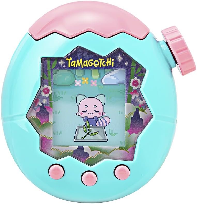 BANDAI Tamagotchi Jade Forest Paradise Virtual Pet Jade 43424 Electronic Toy Ideal for Ages 6+ Zoom into Paradise to Surround Your Electronic Pet