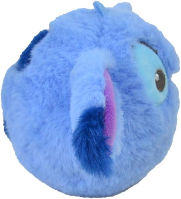 Disney Stitch Furball Plush Toy 4 Inches, Official Lilo and Stitch Soft Cuddle Plush, Soft and Fluffy Collectible Toy for Kids and Adults, Gift Item, Fan Collection, 3+ Years