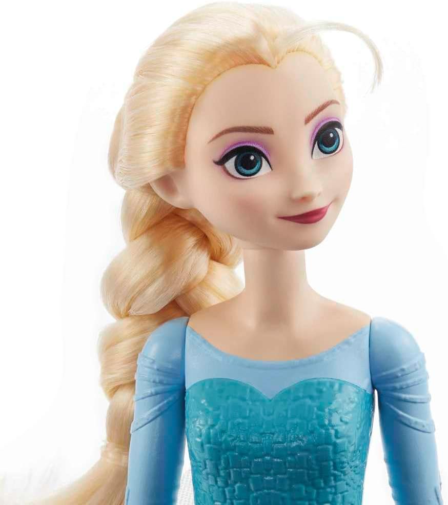 Disney Frozen Elsa Fashion Doll, Signature Blue Outfit with Cape and Accessories, Posable Princess Doll Toy, Gifts for Kids, 3+ Years