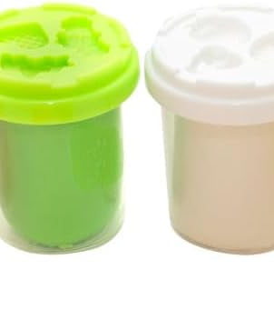 Simba A&F Dough Set Fruit Bucket, 16-Piece Modeling Playset for Creative Play, Safe Soft Dough with Fruit Shapes, Art and Fun Activity Set for Kids 3+