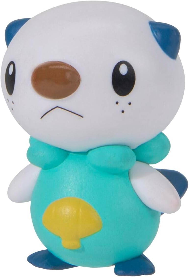 Pokemon Clip n Go - Oshawott with Diveball, Action Figures, Official Detailed Figurines, Collectibles, Figure with Poke Ball, 4 Years+