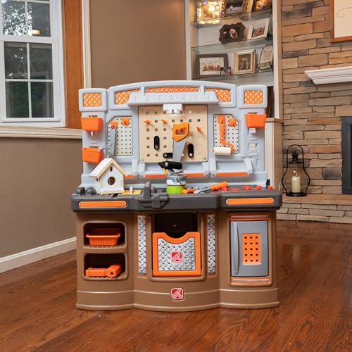 Step2 Big Builders Pro Workshop, Pretend Play Workshop & Toolbench for Toddlers
