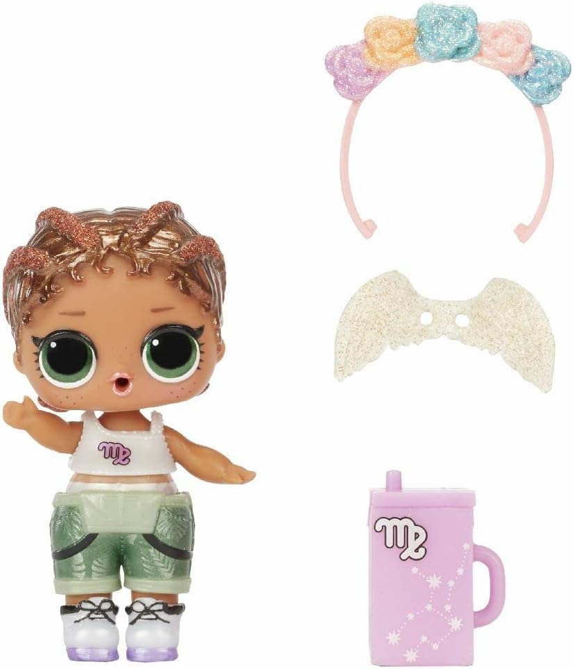 L.O.L. Surprise Present Tots Series 2 Doll with 8 Surprises, Star Sign Themed Fashion Doll, 3 Inch Collectible Toy for Girls