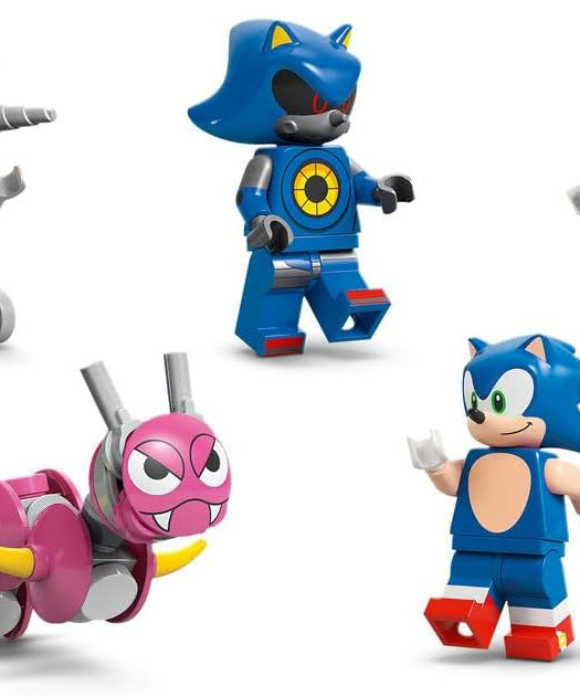LEGO Sonic the Hedgehog Team Sonic Command Truck Toy - Interactive Set with an ATV Car & 5 Figures incl. Tails - Gift for 8+ Year Old Boys, Girls & Gaming Fans - 77006