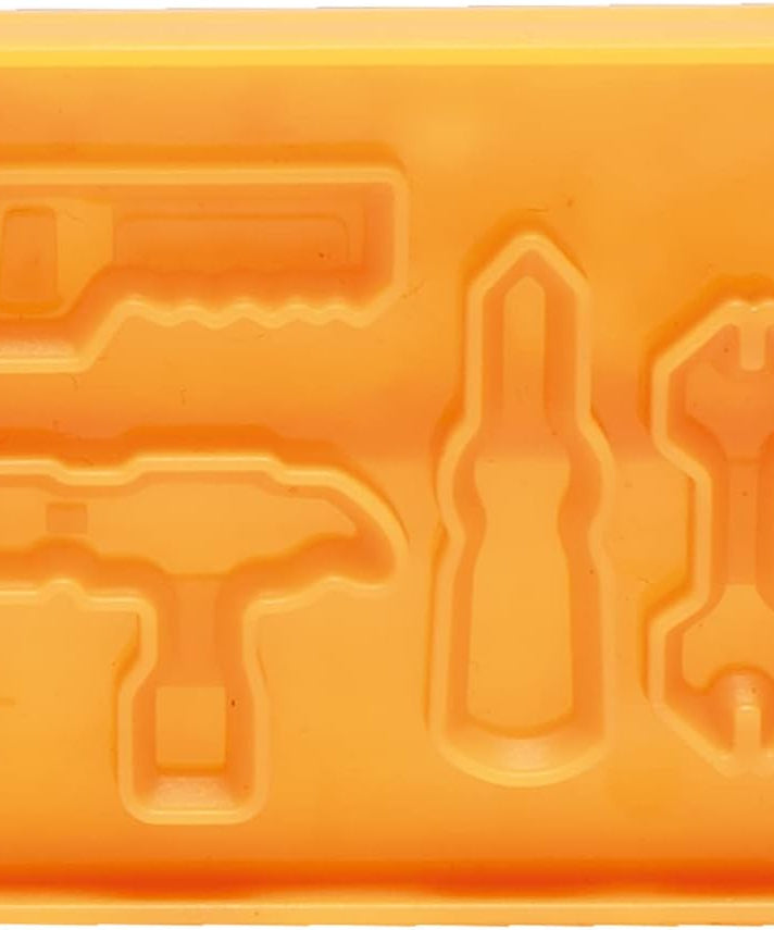 Simba Art & Fun Construction Site Kneading Set, 4 x 50g Modelling Dough with Bulldozer & Accessories, 14-Piece Clay Set for Kids 3+