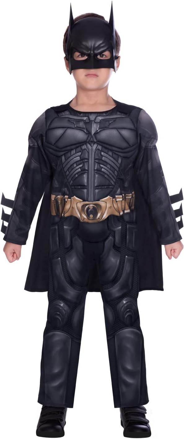 Amscan 9906064 Child Boys Official Warner Bros. Licensed Deluxe Dark Knight Classic Batman Fancy Dress Costume (8-10 years)