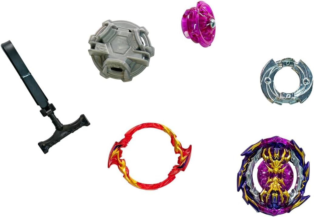 Beybattle Burst Eclipse Genesis G5 Defense Type Beyblade, Infinite Lock System Spinning Top, Right Spin Battle Toy with Launcher, Competitive Strategy Play, 8+ Years