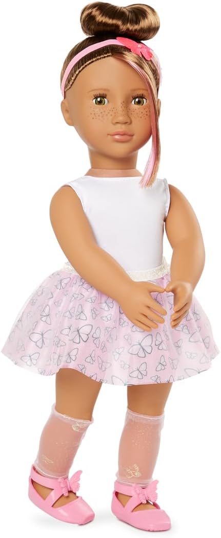 Our Generation 18-inch Ballerina Doll in Butterfly Ballet Outfit - Mika