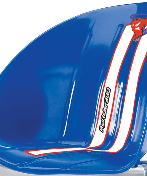 Razor RipRider 360 Caster Trike, Blue, Dual Inclined Caster Wheels, MX-Style Handlebars, Steel Frame, Spinning and Drifting Ride-On Toy for 5+ Kids