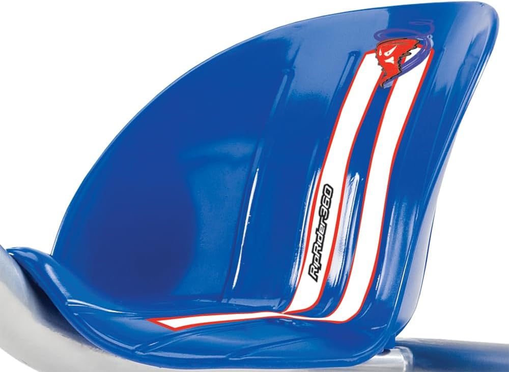 Razor RipRider 360 Caster Trike, Blue, Dual Inclined Caster Wheels, MX-Style Handlebars, Steel Frame, Spinning and Drifting Ride-On Toy for 5+ Kids