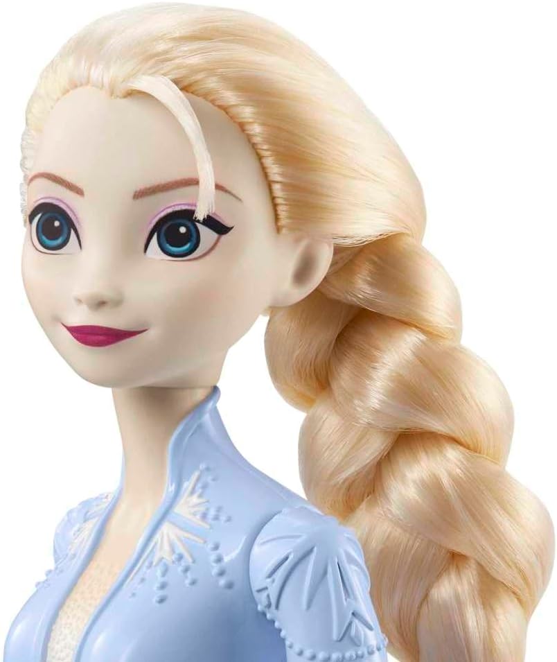 Disney Frozen 2 Elsa Fashion Doll, Posable Princess Toy with Outfit, Cape and Boots, Movie Inspired Doll for Kids Age 3+