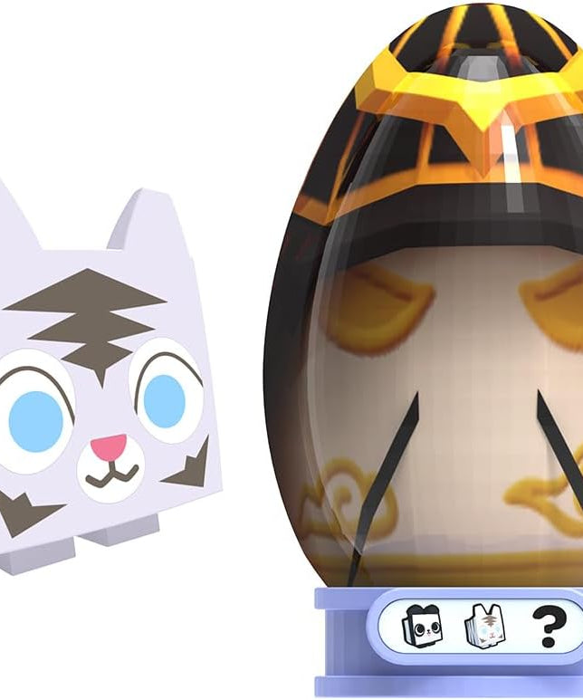 Pet Simulator, Mystery Pet Minifigures 2-Pack, Mystery Eggs, Randomized Minifigure Pets, Accessories & Stands, Series 1, Includes DLC