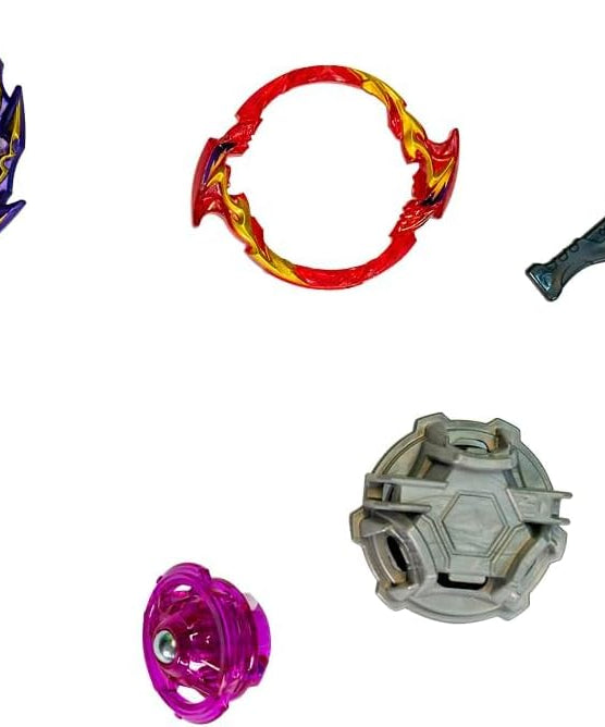 Beybattle Burst Eclipse Genesis G5 Defense Type Beyblade, Infinite Lock System Spinning Top, Right Spin Battle Toy with Launcher, Competitive Strategy Play, 8+ Years