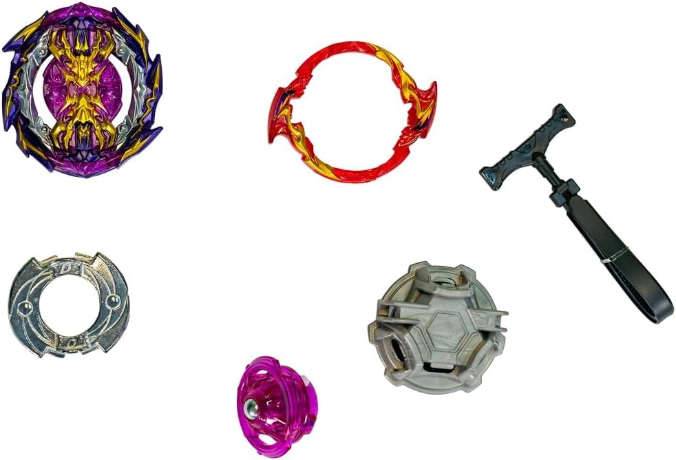 Beybattle Burst Eclipse Genesis G5 Defense Type Beyblade, Infinite Lock System Spinning Top, Right Spin Battle Toy with Launcher, Competitive Strategy Play, 8+ Years