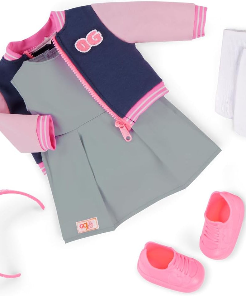 Our Generation Doll w/School Outfit and Bomber Jacket, Marisol | Premium Quality Toy for Kids