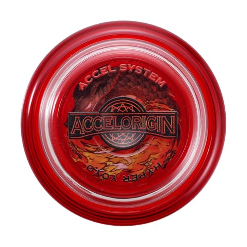 Bandai 60001 Accel Hyper Yo Red, Skill Game, Optimised JoJo for Children from 8 Years, with its Accel System, Test All Tricks Quickly and Easily