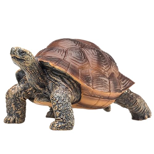 MOJO Giant Tortoise Figurine, Hand-Painted Wildlife Toy, Realistic Collectible PVC Model, Educational Diorama Figure, Ages 3+