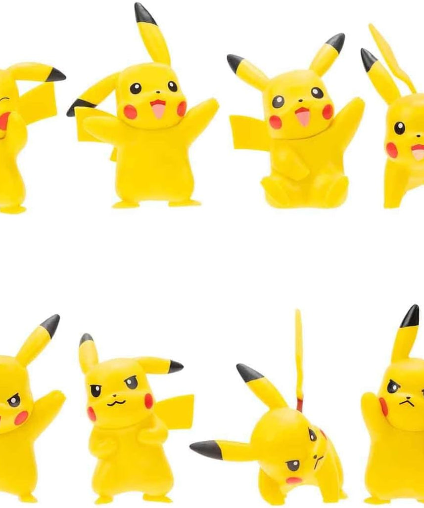 Pokemon Battle Figure Pickachu 8 Multipack 2-Inches