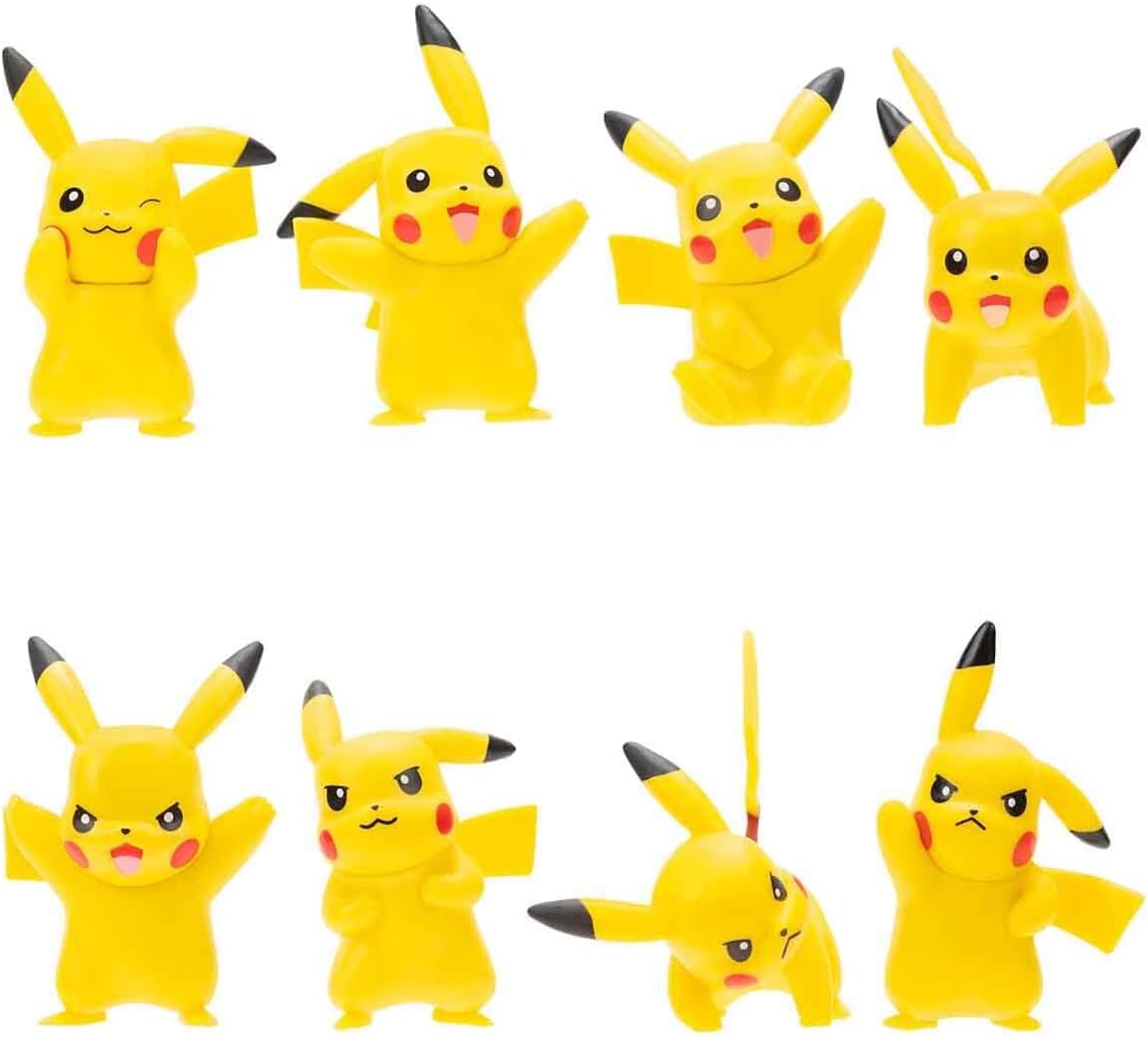 Pokemon Battle Figure Pickachu 8 Multipack 2-Inches
