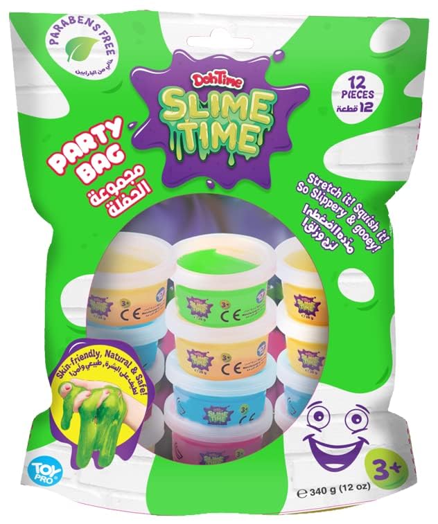 DohTime Slime Party Bag 1 Oz - 12 Cans
